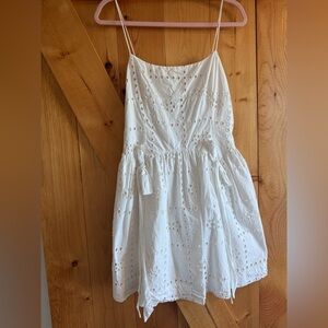 Damson Madder White Eyelet Sundress
